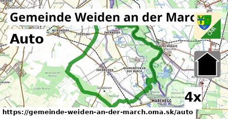 auto v Gemeinde Weiden an der March