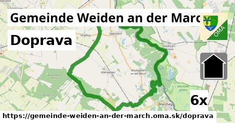 doprava v Gemeinde Weiden an der March