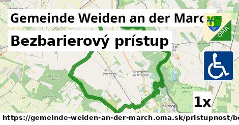 Bezbarierový prístup, Gemeinde Weiden an der March