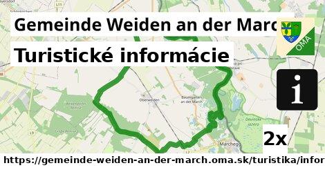 Turistické informácie, Gemeinde Weiden an der March