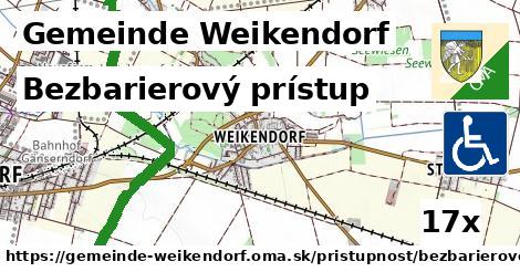 Bezbarierový prístup, Gemeinde Weikendorf