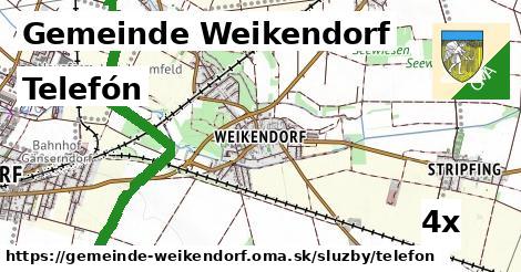 Telefón, Gemeinde Weikendorf