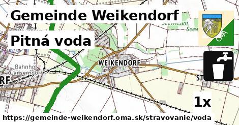 Pitná voda, Gemeinde Weikendorf