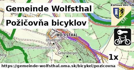 Požičovňa bicyklov, Gemeinde Wolfsthal