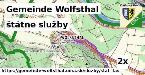 štátne služby, Gemeinde Wolfsthal