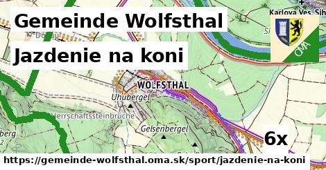 Jazdenie na koni, Gemeinde Wolfsthal