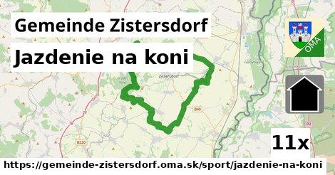 Jazdenie na koni, Gemeinde Zistersdorf