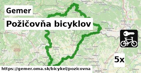 Požičovňa bicyklov, Gemer