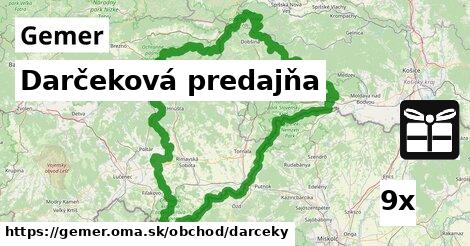 Darčeková predajňa, Gemer