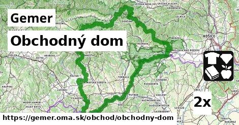 Obchodný dom, Gemer