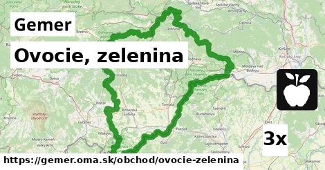 Ovocie, zelenina, Gemer