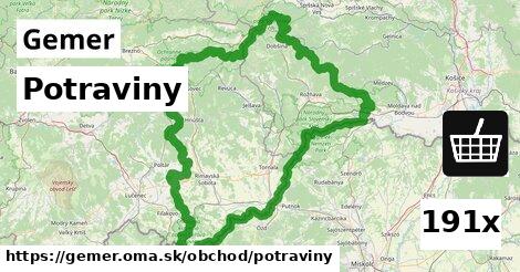 Potraviny, Gemer