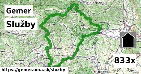 služby v Gemer