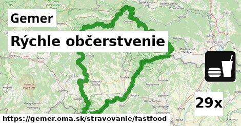 Rýchle občerstvenie, Gemer