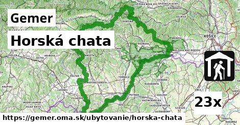 Horská chata, Gemer