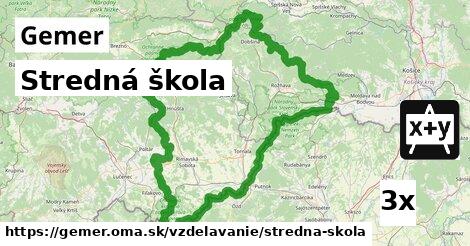 Stredná škola, Gemer