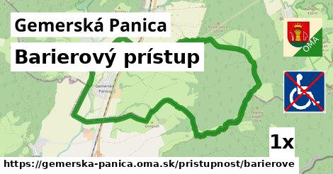 Barierový prístup, Gemerská Panica