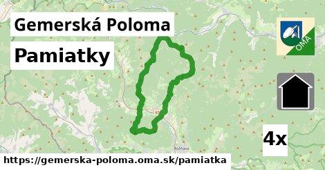 pamiatky v Gemerská Poloma