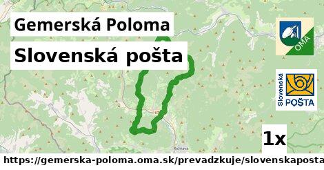 Slovenská pošta, Gemerská Poloma