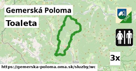 Toaleta, Gemerská Poloma