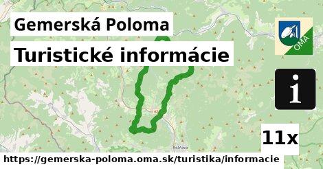 Turistické informácie, Gemerská Poloma