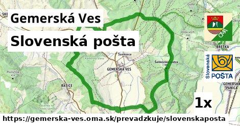 Slovenská pošta, Gemerská Ves