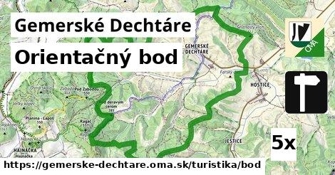 Orientačný bod, Gemerské Dechtáre