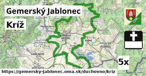 kríž v Gemerský Jablonec