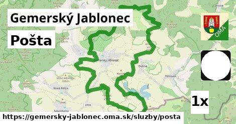 Pošta, Gemerský Jablonec