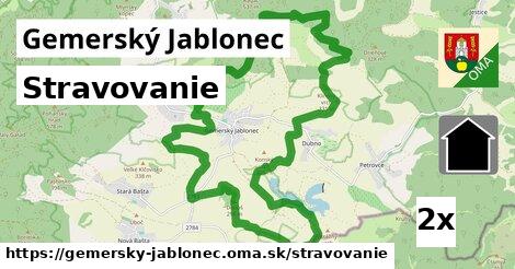 stravovanie v Gemerský Jablonec