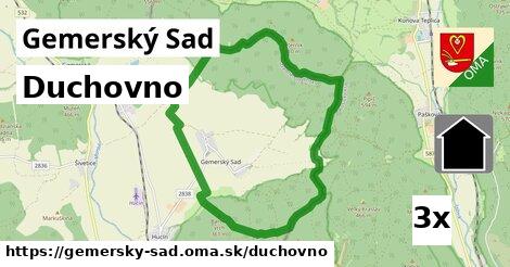 duchovno v Gemerský Sad