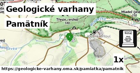 Pamätník, Geologické varhany