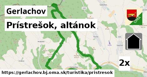 Prístrešok, altánok, Gerlachov, okres BJ