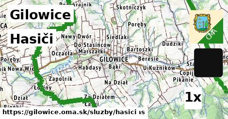 hasiči v Gilowice