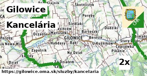 Kancelária, Gilowice