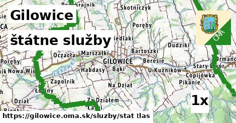 štátne služby v Gilowice