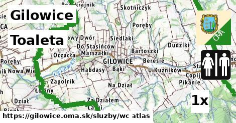 toaleta v Gilowice