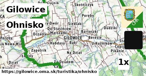 ohnisko v Gilowice