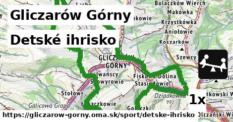 detské ihrisko v Gliczarów Górny