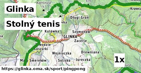 stolný tenis v Glinka