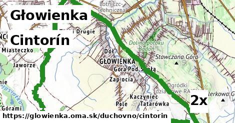 Cintorín, Głowienka