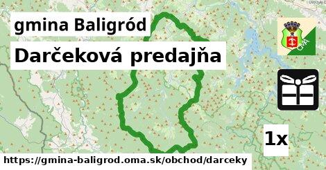 Darčeková predajňa, gmina Baligród