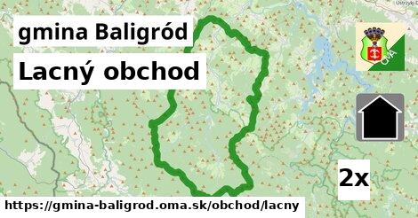 Lacný obchod, gmina Baligród