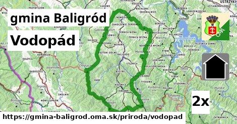 vodopád v gmina Baligród