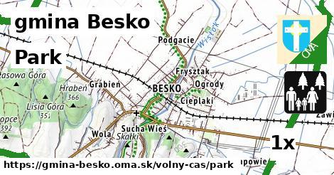 Park, gmina Besko