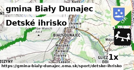 Detské ihrisko, gmina Biały Dunajec