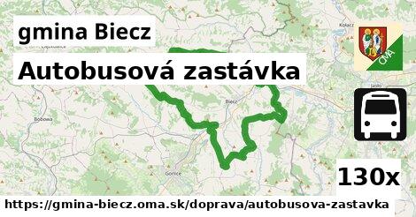 Autobusová zastávka, gmina Biecz