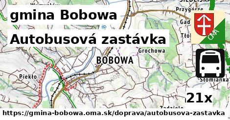 Autobusová zastávka, gmina Bobowa