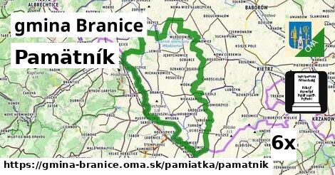 Pamätník, gmina Branice