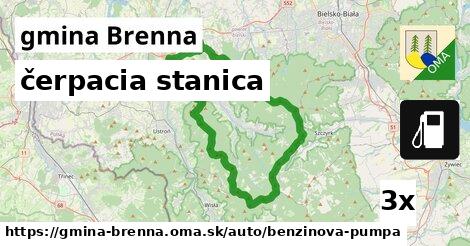 čerpacia stanica, gmina Brenna